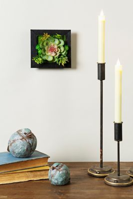 Image showing  Hanging Succulent Box Wall Decor (Set of 6)