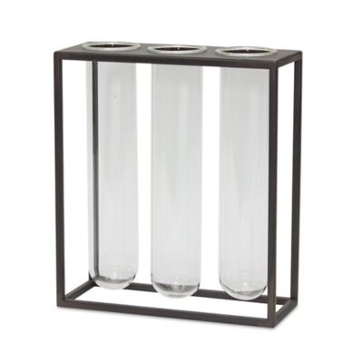 Melrose International Propagation Stand with Tube Vases