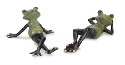 Melrose International Lounging Garden Frog Figurine (Set of 2), 82138 at  Tractor Supply Co.