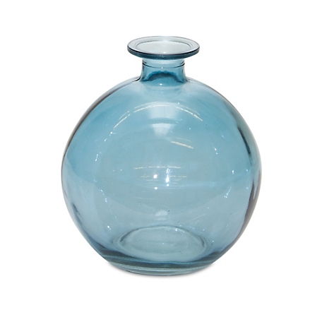 Melrose International Glass Bubble Vase (Set of 2)