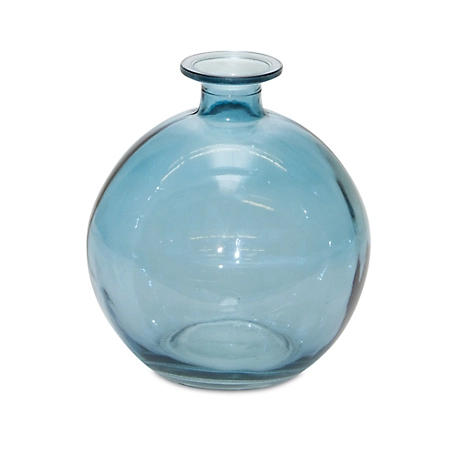 Melrose International Glass Bubble Vase (Set of 2)