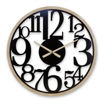 Melrose International Oversized Number Wall Clock