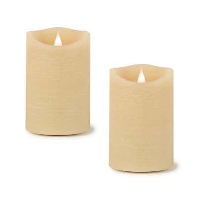 Image showing  Simplux LED Designer Wax Candle with Remote (Set of 2)