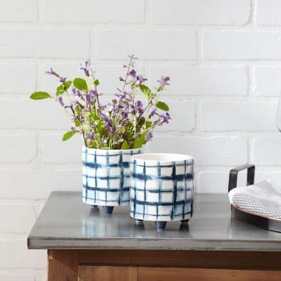 Image showing  Tie-Dye Design Faded Planter, 2 pk.