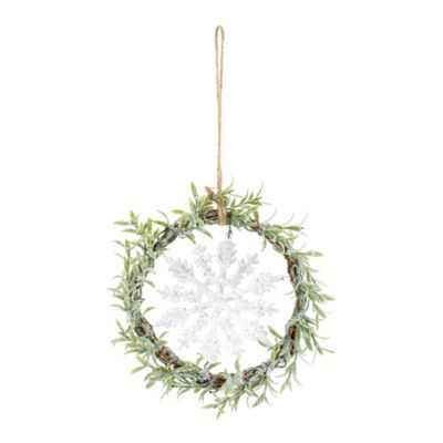 Melrose International Fall Maple Leaf and Pinecone Wreath 26