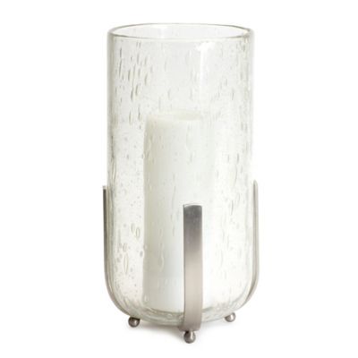 Melrose International Bubbled Glass Bud Vase (Set of 3) main image 1