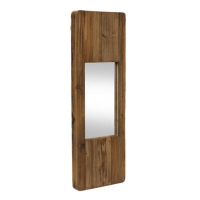 Melrose International Rustic Wooden Wall Mirror, 85176