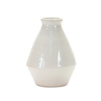 Image showing  7 in. Modern Terra Cotta Tapered Vase (Set of 2)