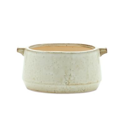 Melrose International Rustic Terra Cotta Bowl Planter