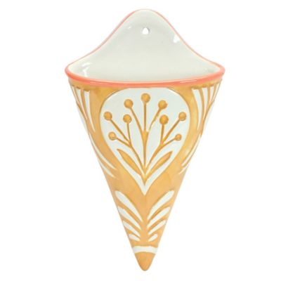 Image showing  Ornamental Ceramic Wall Pocket (Set of 2), 6 in. x 10 in.