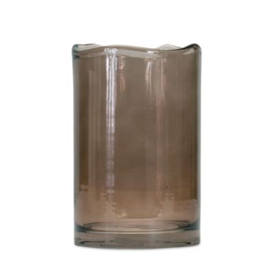 Melrose International Decorative Wavy Glass Vase