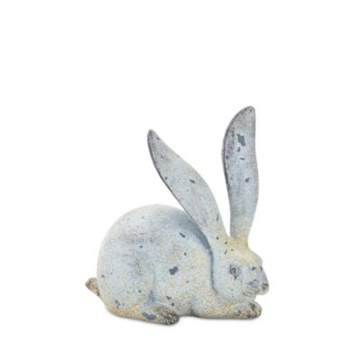 Image showing  Weathered Stone Rabbit Statue with Distressed Finish, 4 pk., 5 in., 8 in.