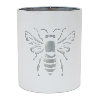 Image showing  8.8 lb. Brushed Metal Insect Pots, 3 pc.