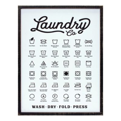 Melrose International Wood Laundry Sentiment Sign, 20x26 in.