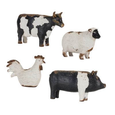 Melrose International Farm Animal Candle Holder (Set of 4), 85627