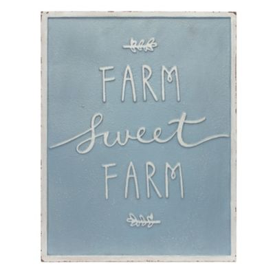 Image showing  Metal Farm Life Sentiment Sign (Set of 2)
