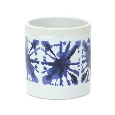 Image showing  Tie-Dye Print Ceramic Pot, 2 pk.