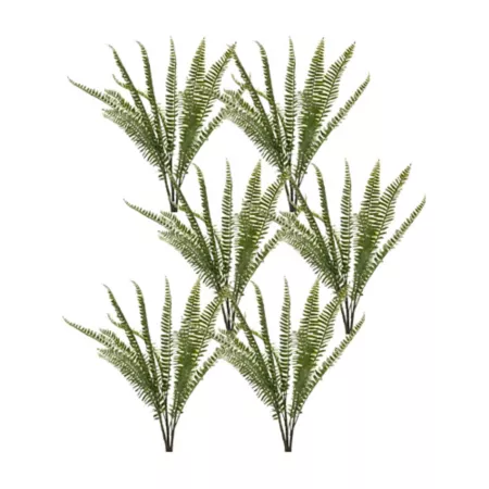 Melrose International Fern Foliage Bush (Set of 6) Artificial Plants & Flowers