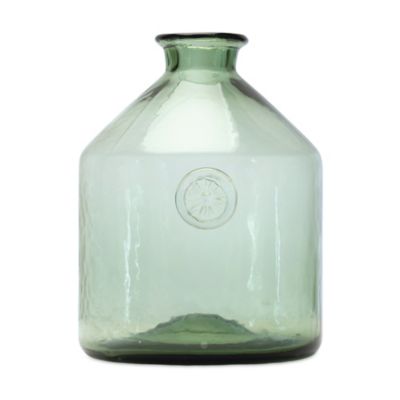 Image showing  Sage Glass Bottle Neck Vase