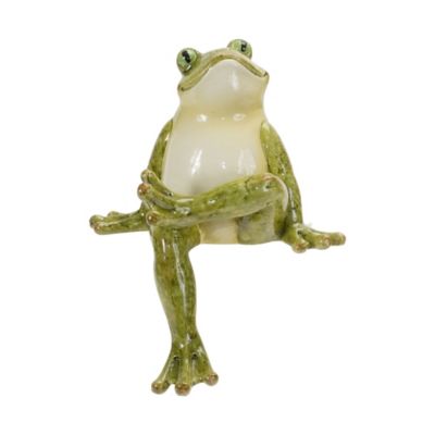 Image showing  Stone Garden Frog Shelf Sitter, 3 pk.