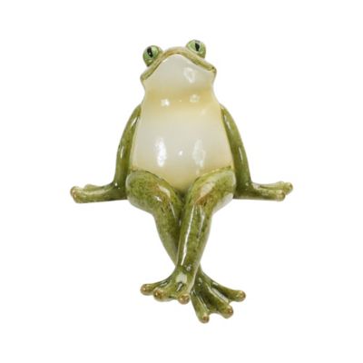 Image showing  Stone Garden Frog Shelf Sitter, 3 pk.