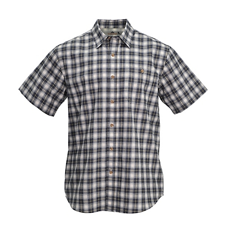 Ridgecut Men's Short-Sleeve Traditional Plaid Shirt