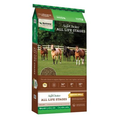 Nutrena SafeChoice All Life Stages Horse Feed, 50lb