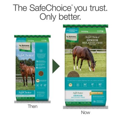Image showing  Molasses-Free Pelleted Senior Horse Feed, 50 lb. Bag