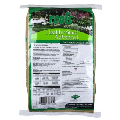 Roots 25 lb. 2,500 sq. ft. Healthy Start Advanced 3-4-3 Natural Granular Fertilizer