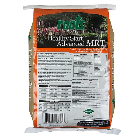 Roots Healthy Start Advanced 3-4-3 Natural Granular Fertilizer with Mycorrhizal Fungi, 2756724