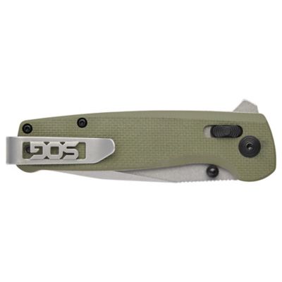 Image showing  2.95 in. Terminus XR Knife, G10, OD Green