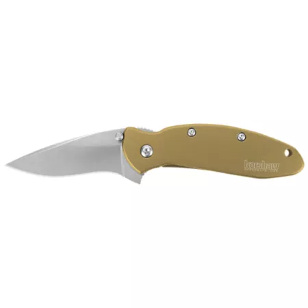 Kershaw 2.4 in Scallion Knife Tan/Silver Knives