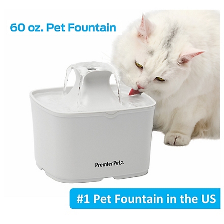 Premier Pet 60 oz. Pet Fountain, GWW00-17198