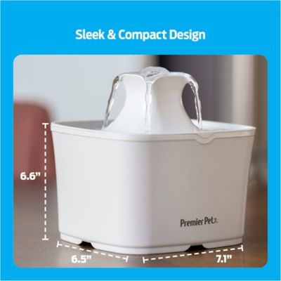 Image showing 5 th Premier Pet 60 oz. Plastic Pet Water Fountain