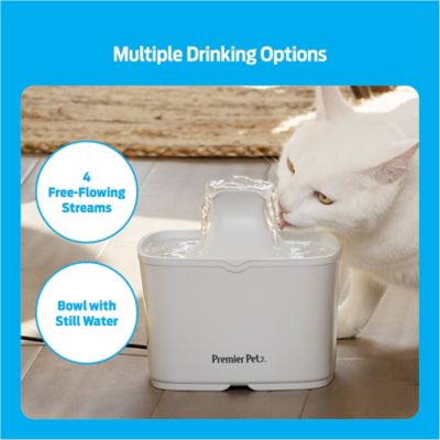 Image showing 7 th Premier Pet 60 oz. Plastic Pet Water Fountain