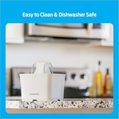 Image showing 8 th Premier Pet 60 oz. Plastic Pet Water Fountain