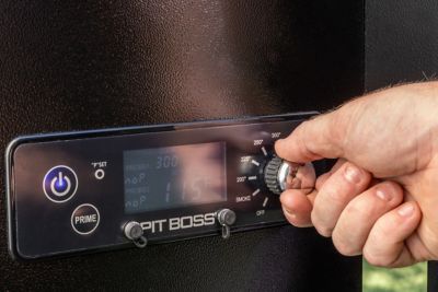 Image showing  743 sq. in. 700FB1 Wood Pellet Grill and Smoker, Black