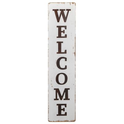 Red Shed Wood Welcome Porch Sign