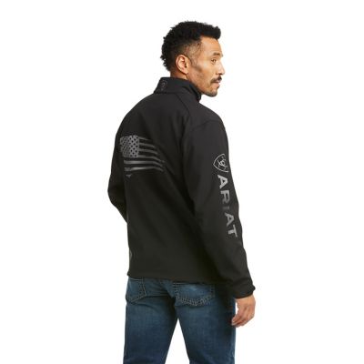 Ariat Men's Water-Resistant Logo 2.0 Patriot Softshell Jacket