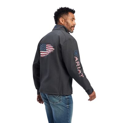 Ariat Men's Water-Resistant Logo 2.0 Patriot Softshell Jacket