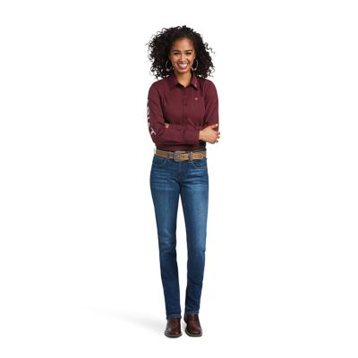 Image showing  Long-Sleeve Team Kirby Stretch Western Shirt