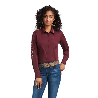 Ariat Long-Sleeve Team Kirby Stretch Western Shirt