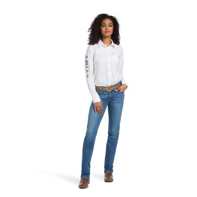 Image showing  Long-Sleeve Team Kirby Stretch Western Shirt