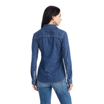 Image showing  Farriday Denim Long Sleeve Western Shirt