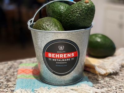 Image showing 2 Quart Galvanized Steel Pail