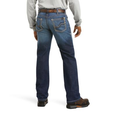 Image showing 1 th Ariat Men's Straight Fit Low-Rise Fire-Resistant M5 DuraStretch Truckee Jeans
