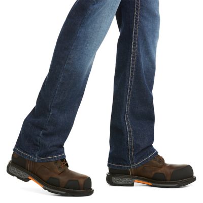 Image showing 3 th Ariat Men's Straight Fit Low-Rise Fire-Resistant M5 DuraStretch Truckee Jeans