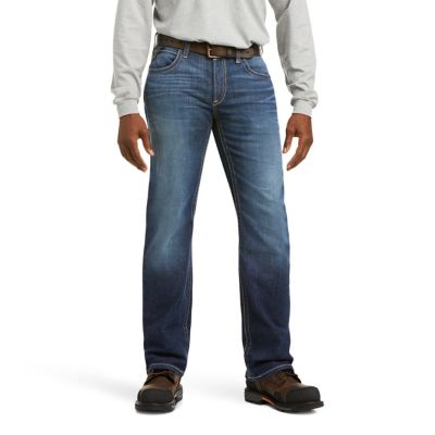 Image showing 0 th Ariat Men's Straight Fit Low-Rise Fire-Resistant M5 DuraStretch Truckee Jeans