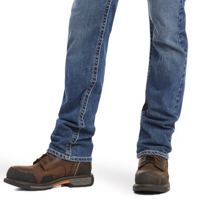 Image showing 3 th Ariat Men's Slim Fit Low-Rise FR M7 DuraStretch Adkins Straight Leg Jeans