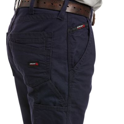 Image showing 2 th Ariat Men's FR Flame-Resistant Relaxed Fit M4 Workhorse Bootcut Work Pants